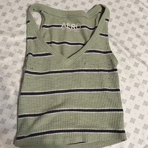 Green aeropostale tank top